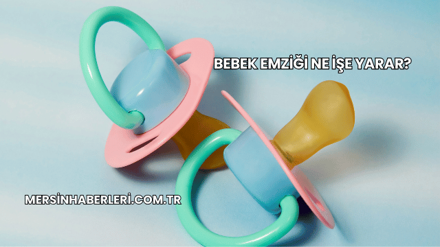 Bebek Emziği Ne İşe Yarar?