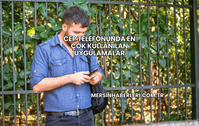 Cep Telefonunda En Çok Kullanılan Uygulamalar