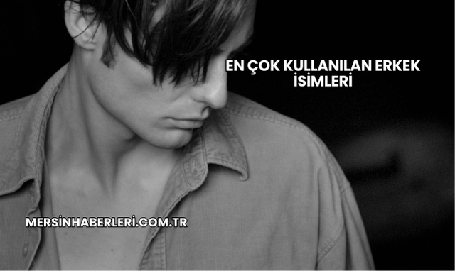 En Çok Kullanılan Erkek İsimleri