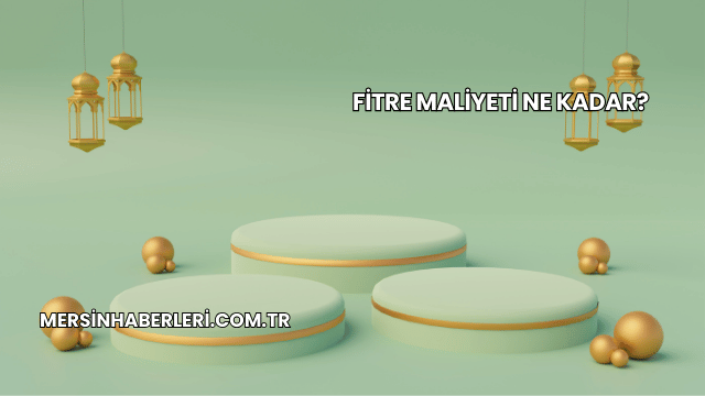 Fitre Maliyeti Ne Kadar?