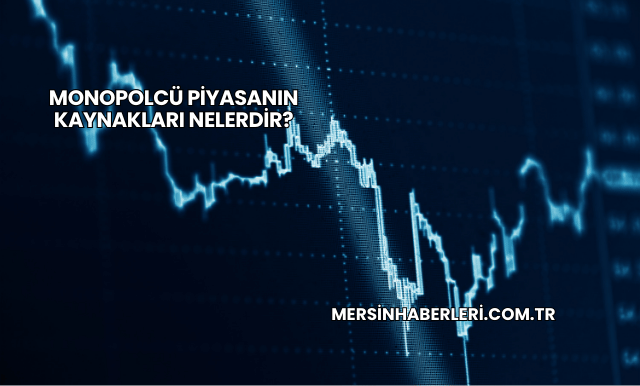 Monopolcü Piyasanın Kaynakları Nelerdir?