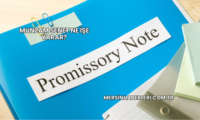 Munzam Senet Ne İşe Yarar?