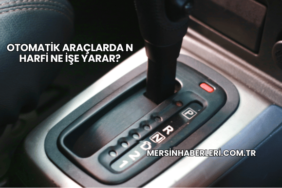 Otomatik Araçlarda N Harfi Ne İşe Yarar?