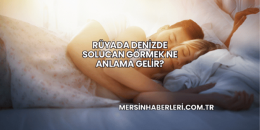 Rüyada Denizde Solucan Görmek Ne Anlama Gelir?