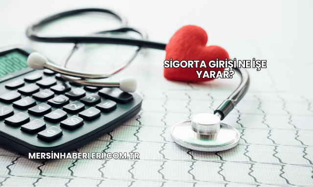 Sigorta Girişi Ne İşe Yarar?