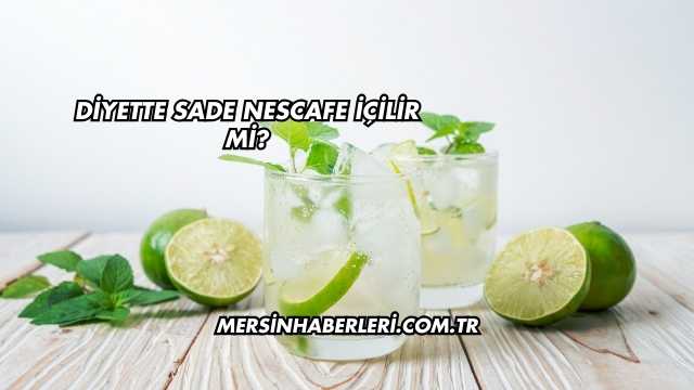 Diyette Sade Nescafe İçilir mi?